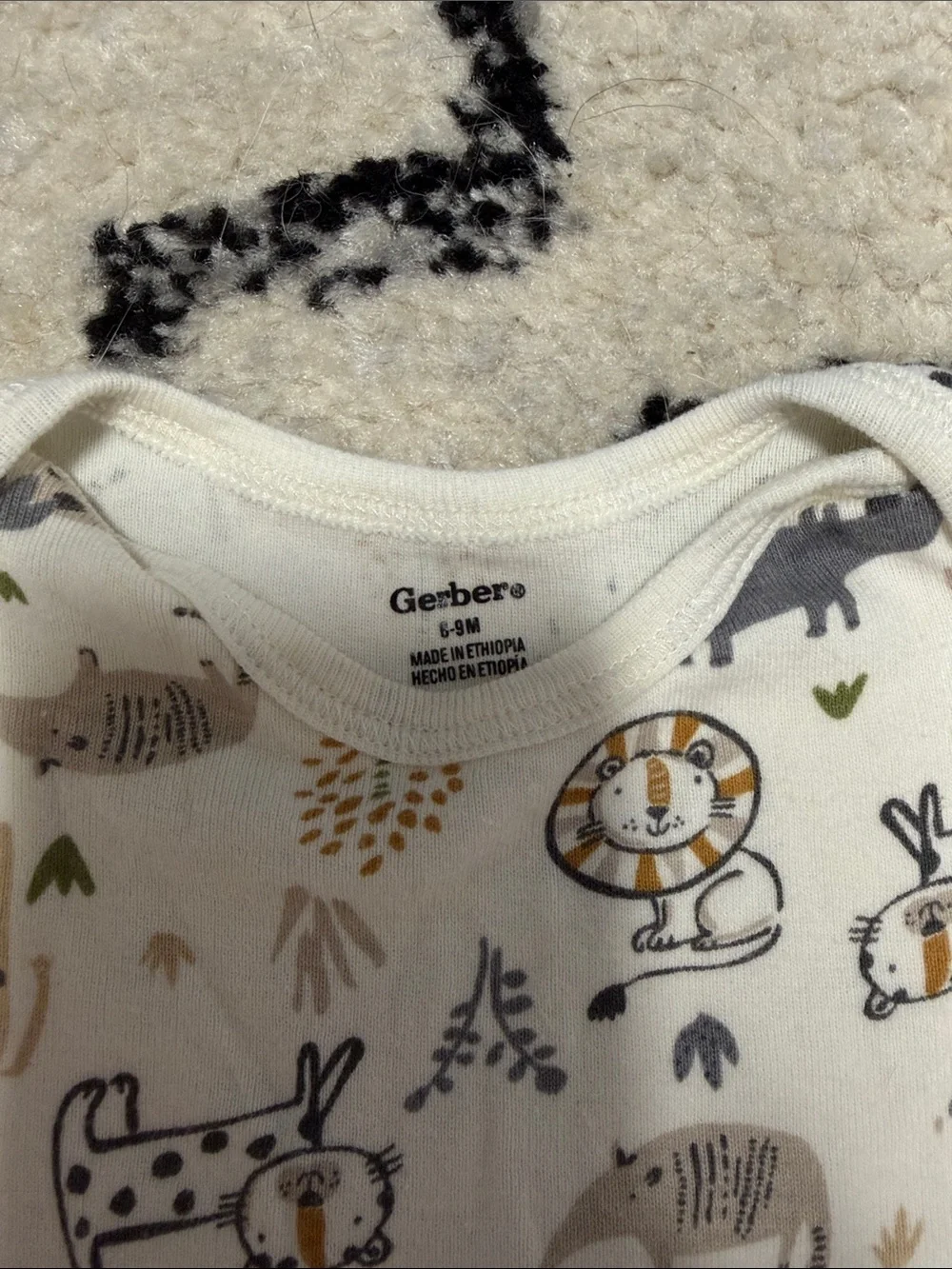 Green 'Wild Little One' Tiger Baby Bodysuit & Jungle Pants Set